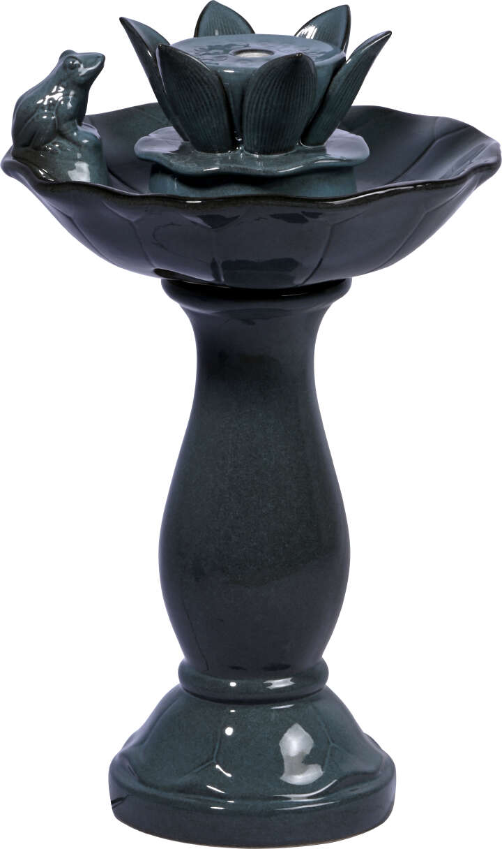 dobar Gartenbrunnen Helena mit Solarpanel